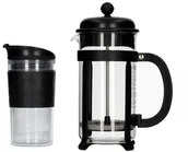 Zaparzacze i kawiarki - Bodum Java Set French Press + Kubek podróżny K1908-01 - miniaturka - grafika 1