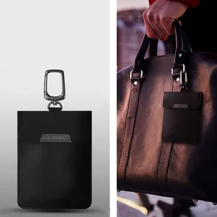 Spigen Antykradzieżowe etui na kluczyk Klatka Faradaya Spigen RFID blokada sygnału Black AFA03754 - Etui na klucze - miniaturka - grafika 4