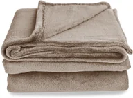 Koce - Amelia Home Koc 220x240 Mic mikrofibra ciepły gruby cappuccino BLA/MIC/CAPP/220 - miniaturka - grafika 1