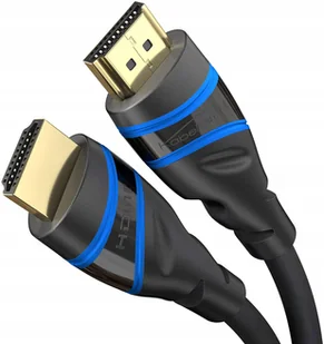 KabelDirekt KabelDirekt  1 m  kabel HDMI 2.1 z cert. Ultra High Speed 8K (48G, 8K przy 60 Hz, najnowszy standard, oficj. licencjonowany i przetestowany dla najlepszej jakości, optymalny dla PS5/Xbox, ni./cz.) 4260414847202 - Kable - miniaturka - grafika 2