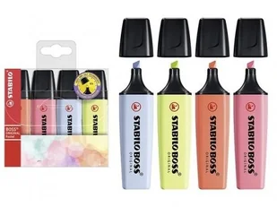 Stabilo Zakreślacz 4 kolory Boss Wb - Zakreślacze - miniaturka - grafika 2