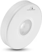 Czujniki ruchu i zmierzchu - Maclean Czujnik ruchu MCE293 na podczerwień płaski IP65 do stosowania na zewnątrz zasięg 8m, max. obciążenie 2000W MCE293 W - miniaturka - grafika 1