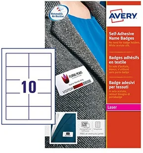 Avery Zweckform Identyfikator do zadruku samoprzylepny 80 x 50mm ZF biały ramka czerwona L4786-20 - Identyfikatory - miniaturka - grafika 5