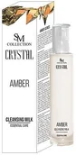 Mleczka do demakijażu - Hristina Cosmetics Bursztynowe mleczko oczyszczające do twarzy - Hristina Cosmetics SM Crystal Amber Cleansing Milk Bursztynowe mleczko oczyszczające do twarzy - Hristina Cosmetics SM Crystal Amber Cleansing Milk - miniaturka - grafika 1