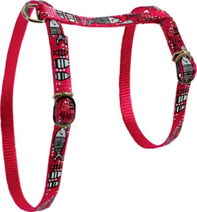 Zolux Zolux Szelki nylonowe dla kota SARDINE 10 mm  kol. czerwony - Szelki dla kotów - miniaturka - grafika 2