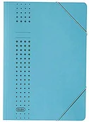 Teczki i skoroszyty - Elba Teczka z napinaczem narożnym, format A4, z kartonu, niebieska, opakowanie 25 szt 400010053 - miniaturka - grafika 1