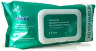 Dezynfekcja - Medilab Chusteczki nasączone substancją dezynfekująco-myjącą 100szt - miniaturka - grafika 1