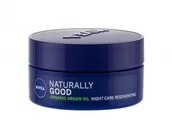 Kremy do twarzy - Nivea Naturally Good Argan Oil krem na noc 50 ml - miniaturka - grafika 1