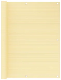 vidaXL Lumarko Parawan balkonowy, beżowy, 120x500 cm, HDPE! 310918 - Markizy - miniaturka - grafika 6