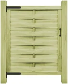 Ogrodzenia - vidaxl Furtka ogrodowa, impregnowana sosna FSC, 100x125 cm, zielona - miniaturka - grafika 1