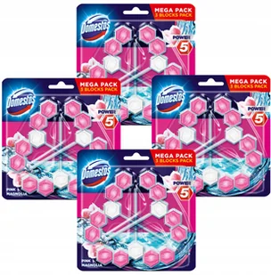 Domestos Trio Power 5 Lawenda Zawieszka Wc 12szt - Środki do WC - miniaturka - grafika 7