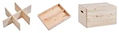 Pudła i pojemniki do przechowywania - Zeller 13325 pudełko, drewno, naturalny, 30 x 20 cm, 40 x 30 x 24 cm 13327 - miniaturka - grafika 1