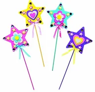 Scrapbooking - Baker Ross zestaw różdżek do majsterkowania (4 sztuki)  dla dzieci do projektowania, ozdabiania i przebierania - miniaturka - grafika 1