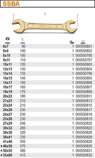 Beta KLUCZ PŁASKI DWUSTR. NIEISKRZĄCY 13X14MM 55BA/13X14 - Klucze i nasadki - miniaturka - grafika 2