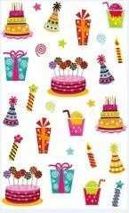 Maildor Naklejki 3D Urodziny - Scrapbooking - miniaturka - grafika 2