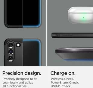 Spigen Etui Tough Armor do Samsung Galaxy S22+ Plus Black ACS03958 - Etui i futerały do telefonów - miniaturka - grafika 13