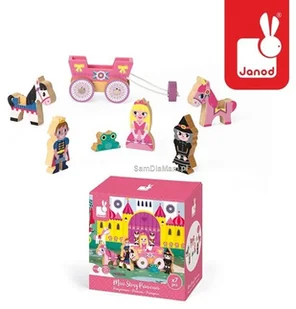 Janod zestaw drewniany Księżniczka - Klocki - miniaturka - grafika 2