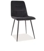 Krzesła - Signal KRZESŁO MILA VELVET CZARNY STELAŻ/CZARNY MILAVCC - miniaturka - grafika 1