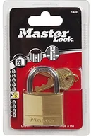 Akcesoria rowerowe - Master Lock 140eurd  mosiężna kłódka 40 MM MLK140 - miniaturka - grafika 1