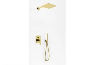 Kohlman Zestaw prysznicowy złoty Experience Gold QW210EGDQ25 QW210EGDQ25 - Zestawy prysznicowe - miniaturka - grafika 2