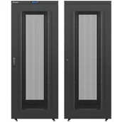 Szafy rack - Lanberg Szafa Rack 19 42U 800x1000 FF02-8042L-23B z termostatem - KONFIGURATOR WYPOSAŻENIA / DYSTRYBUTOR F.VAT 23% FF02-8042L-23B - miniaturka - grafika 1