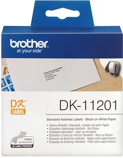 Brother Taśmy lamin. Adress label 400pc/roll 29x90 f QLseries [DK11201 - Taśmy do drukarek barwiące - miniaturka - grafika 3