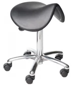 Krzesła i taborety kosmetyczne - Prosedia Taboret obrotowy Gold siodło PU KKM poliuretan - miniaturka - grafika 1