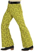 Stroje karnawałowe - Widmann Spodnie męskie Groovy 70s lat 70. lata 70. Schlager dzwony, S/M 09261 - miniaturka - grafika 1