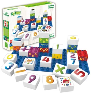 B&B BiOBUDDi BiOBUDDi Klocki z cyframi, 0002 - Klocki - miniaturka - grafika 3