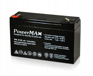 Akumulator żelowy 6V 12Ah - Baterie do zasilaczy awaryjnych UPS - miniaturka - grafika 4