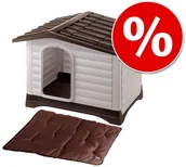 Budy dla psów - ferplast Buda dla psa Ferplast Dogvilla z tworzywa sztucznego Dł x gł x wys. 88 x 72 x 65 cm - miniaturka - grafika 1