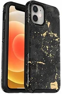 Etui i futerały do telefonów - Otterbox Symmetry - elegancki i smukły pokrowiec ochronny do Apple iPhone 12 mini, czarny/złoty 77-65755 - miniaturka - grafika 1