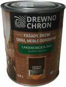 Lakiery do drewna - Drewno Chron Lakierobejca 2w1 Drewno Chron 0,8L kolor Orzech ciemny 2w1 0,8L Orzech ciemny - miniaturka - grafika 1