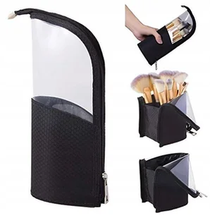 Etui na pędzle organizer kosmetyczka podróżna - Kosmetyczki, organizery i kuferki - miniaturka - grafika 6