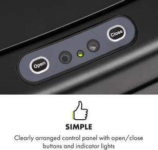 FENIKS Klarstein Klarstein Cleansmann, czujnik, 50 litrów, na worki na śmieci, ABS, czarny KG15-CleansmannB50l - Kosze na śmieci - miniaturka - grafika 3