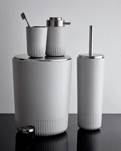 SÖDAHL Sodahl PLISSE Dozownik do Mydła 500 ml Szary 977308 - Mydelniczki i dozowniki mydła - miniaturka - grafika 2