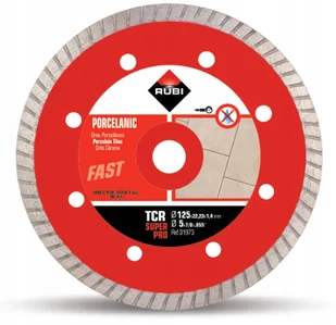RUBI TCR 125 NA SUCHO tarcza turbo, 1,2mm 31973 - Materiały ścierne - miniaturka - grafika 4
