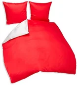 Pościel dla dzieci - Eurofirany POS/N/NOVA/CZ + SR4 zestawy pościeli, Mako satyna, czerwony, 220 x 200 x 1 cm POS/N/NOVA/CZ+SR4 - miniaturka - grafika 1