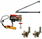 Wciągarki - Vidaxl 081 08172261 elektryczna linowa budowlana Minor M-100 + Ramie robocze + Uchwyty udźwig 100/200 kg) 72261-uniw - miniaturka - grafika 1