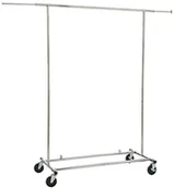 Wieszaki i stojaki - AmazonBasics wieszak na ubrania  chrom WIGAR-028 - miniaturka - grafika 1