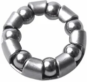 Piasty rowerowe - Mzm Martela Koszyk kulek piasty przód 3/16"x 7 130044 - miniaturka - grafika 1