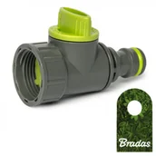 Inne akcesoria do nawadniania - BRADAS Przyłącze z zaworem GW 3/4"" LIME LINE LE-2230 0859 LE-2230 - miniaturka - grafika 1