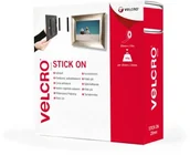 Taśmy klejące - Velcro Stick On Tape 20 MM X 10 meter czarna  zapięcie na rzep do naklejenia część w konkurencyjnej i flausz (szer. x dł.) 20 MM X 10 meter czarna VEL60220 - miniaturka - grafika 1