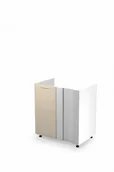 Szafki kuchenne - VENTO DKN-100/82 szafka zlewozmywakowa narożna front: beżowy (1p=1szt) - miniaturka - grafika 1