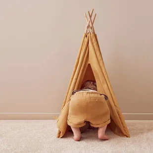 Kids Concept Namiot Tipi Mini Yellow blueocean-36068-0 - Namioty i tipi dla dzieci - miniaturka - grafika 2