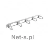 LANBERG LANBERG Organizer kabli 19 1U Typ B szary (AK-1205-S) - Maskownice do kabli - miniaturka - grafika 2