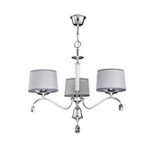 Lampy sufitowe - Jupiter Egida Wisząca 1603 74cm chrom kryształ - miniaturka - grafika 1