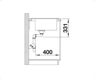 Blanco PLEON 5 BIAŁY 521672 - Zlewozmywaki - miniaturka - grafika 5
