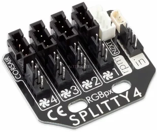 Aqua Computer RGBpx Splitty4 wentylator 53267 - Chłodzenie wodne - miniaturka - grafika 2