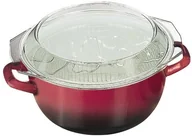 Garnki - Ibili volcan smażenia zestaw kosz i pokrywa szklana, średnica 24 cm, wysokość 12,5 cm, do zawieszenia, frytka garnek, garnek do smażenia, frytkownica z 4,6l 931624T - miniaturka - grafika 1